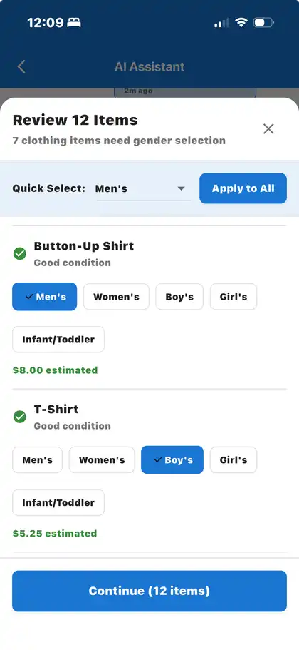 Automatic Item Valuation