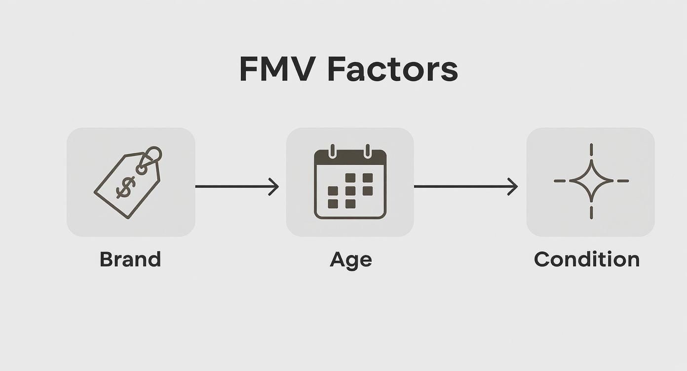 Infographic about clothing donation value