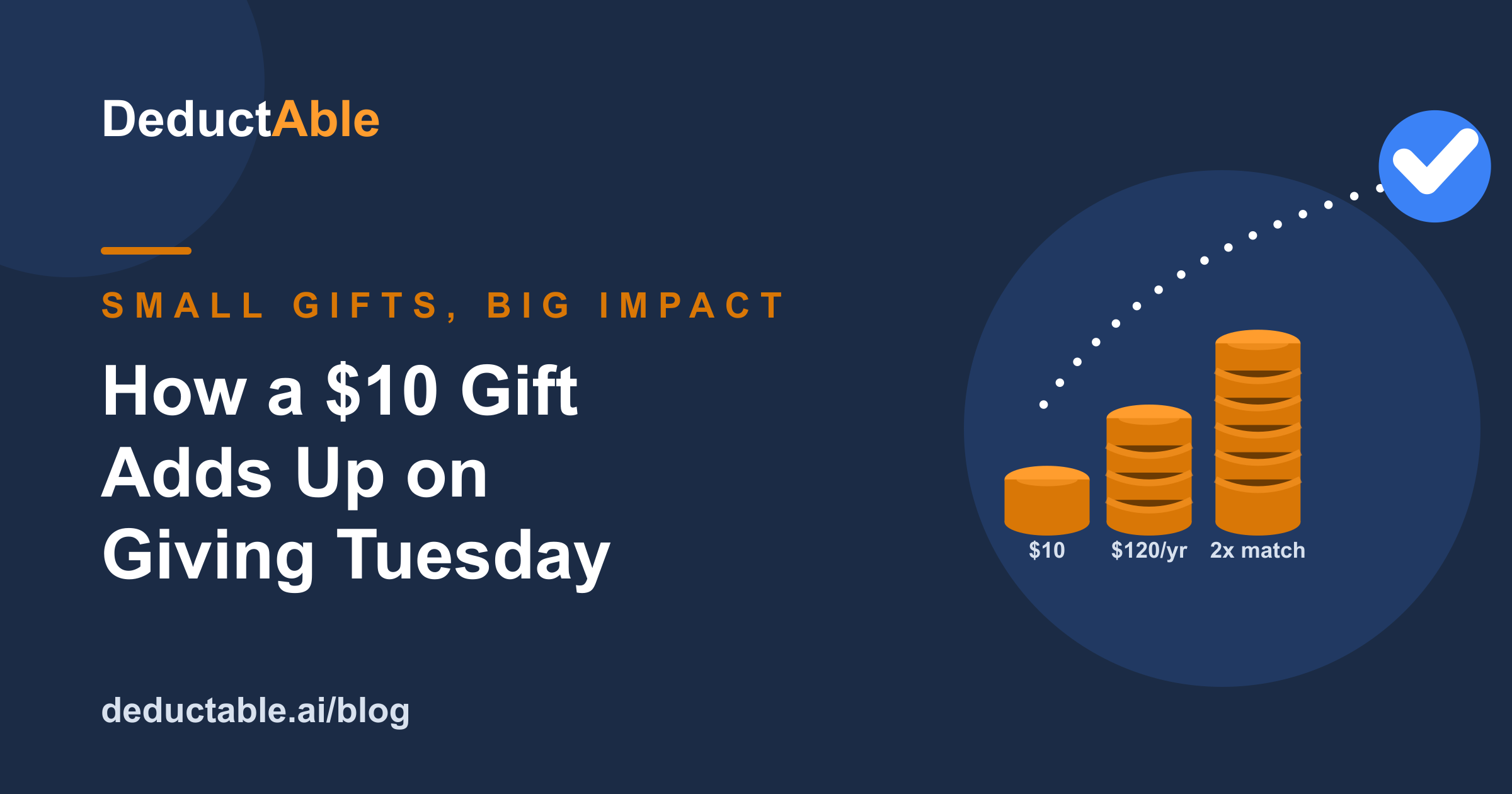 Small-Dollar Giving on Giving Tuesday: How $10 Adds Up